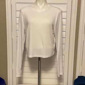 Classic White Long Sleeve Top